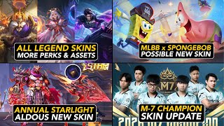 MLBB LEGEND SKINS NEW PERKS AND OPTIMISATION ⁉️ UPDATES FOR MLBB X SPONGEBOB & M CHMPION & FMVP SKIN screenshot 4