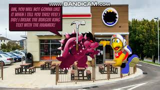 Dark Ruby Bowser Breaks The Burger King Textgrounded
