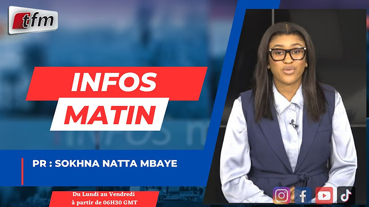 🚨 🚨 TFM LIVE :  Infos Matin  - Pr : Sokhna Natta MBAYE - 16 juillet 2025