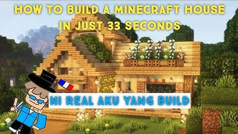 Minecraft Tutorial Part 3 How to Build A Minecraft House | VG_MY Minecraft Bedrock