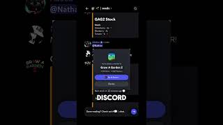 NEW Grow A Garden 2 Stock & Weather Notifying Discord! #growagarden2 #growagardenroblox #roblox #gag