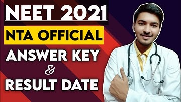 NEET 2021 NTA Official Answer Key🔥 | NEET 2021 Result Date | NEET 2021 Latest News Today | NEET 2021