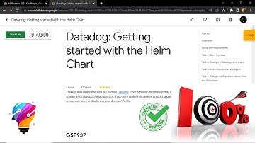 Datadog: Getting started with the Helm Chart || [GSP937] || Solutions