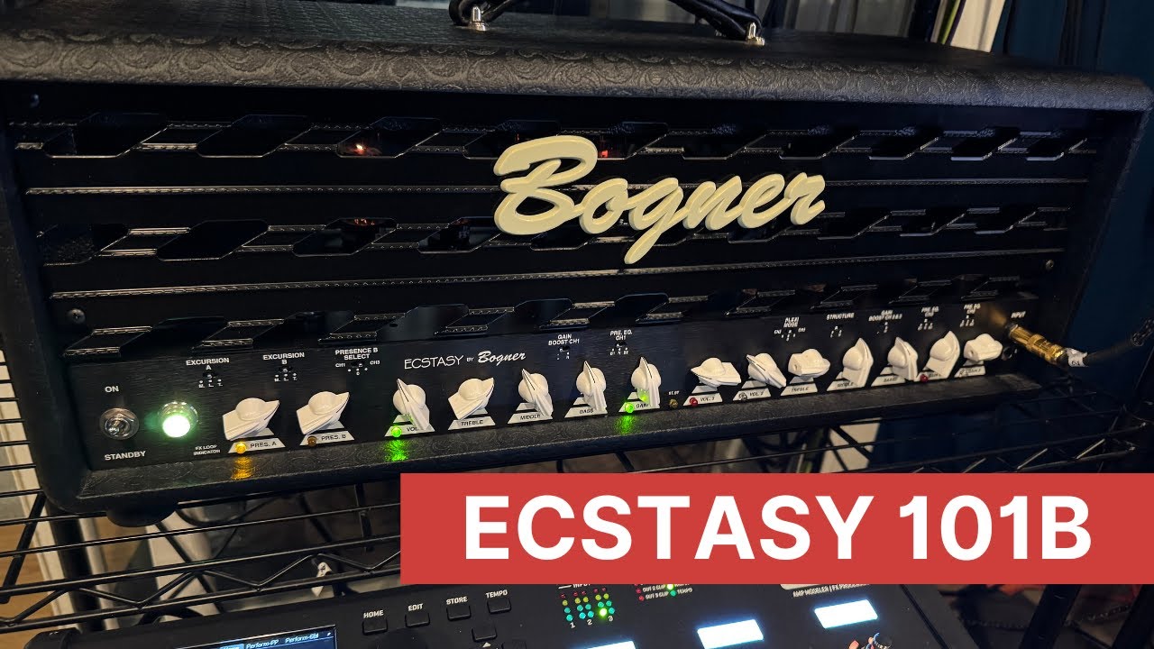 bogner ハイゲイン＋ブースト Bogner Ecstasy High Gain Tones - YouTube