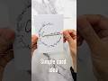Pretty floral wreath card #diycard #easycraft #kidscrafts #asmrart #greetingcard ##howtodraw