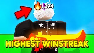 The HIGHEST Winstreak In Roblox Bedwars... by Actual 13,326 views 2 weeks ago 11 minutes, 12 seconds