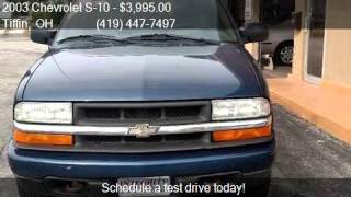 2003 Chevrolet S-10 LS for sale in Tiffin, OH 44883 at Integ