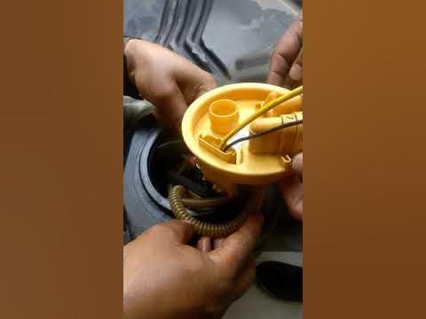 How to fix Volvo xc60 Diesel tank fuel pump - YouTube