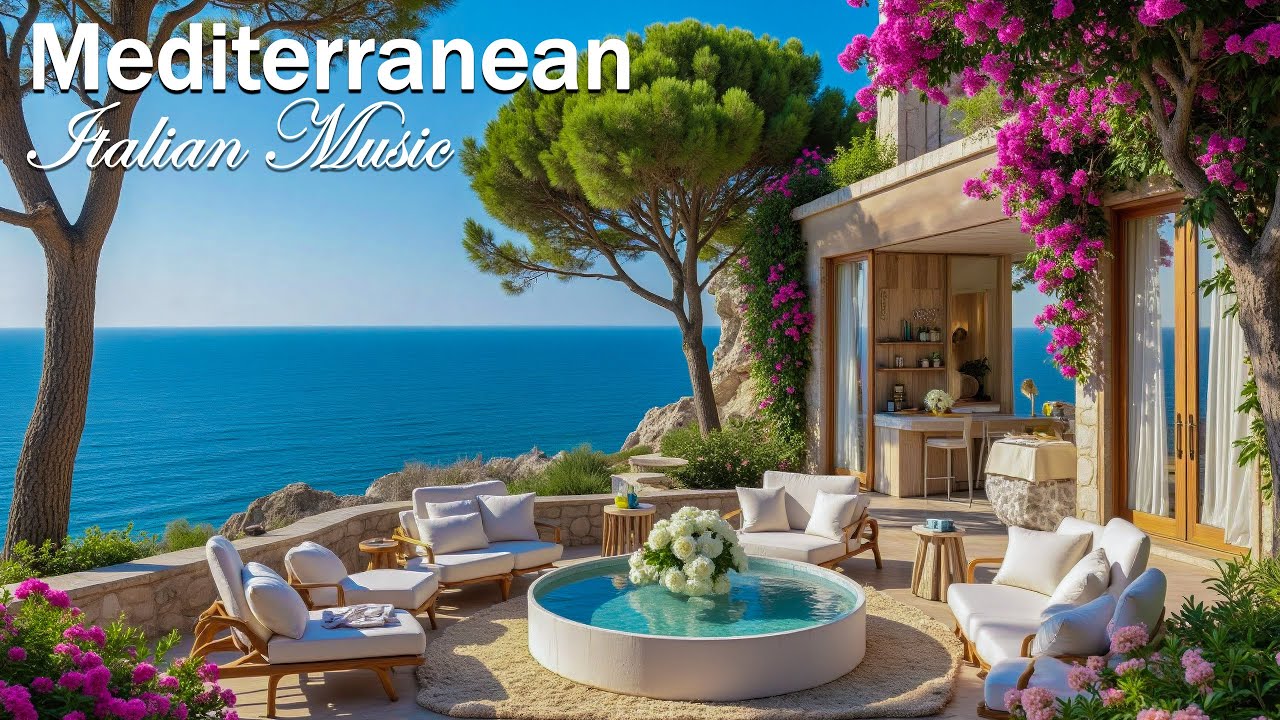 Sailing the Mediterranean 🎶 Relaxing Guitar Music & Blue Sea Voyage 4K