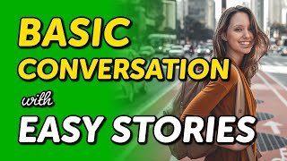 Learn Basic English Conversation Dialogues with EASY STORIES: Lisa&#39;s First Trip to the U.S.