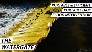 The Water-Gate Portable And Effective Self Rising Water Barrier Portable Dam