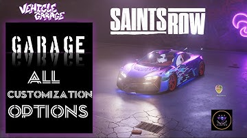Saints Row 2022 - Garage - Exploring All Customization Options