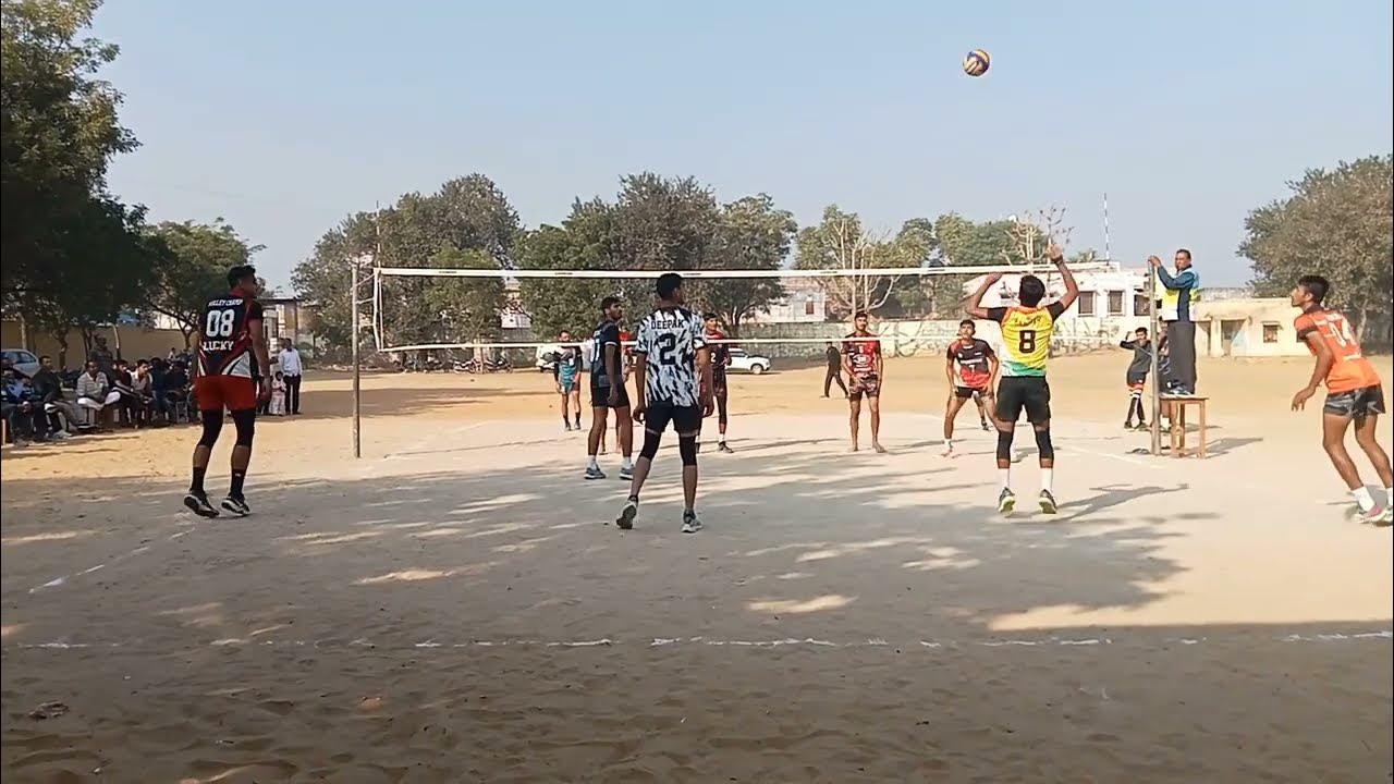 Volleyball match sikar!! Live match!! volley sports game sikar 