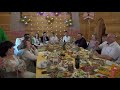 Застольные песни на Белорусской свадьбе в сельской агроусадьбе 2 часть