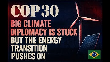 COP30 - Big climate diplomacy is STUCK--but the energy transition pushes on