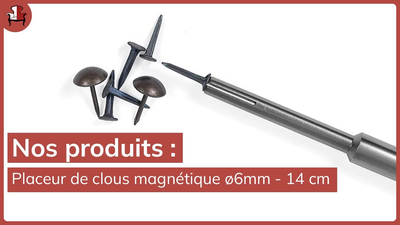 Placeur de clous magnétique Ø6mm - 14 cm 