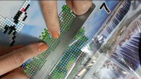 cách làm tranh đá bằng thước chuyên dụng