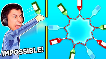 INVISIBLE BOTTLE FLIP?! | Happy Wheels
