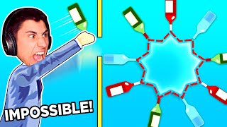 Invisible Bottle Flip  Happy Wheels