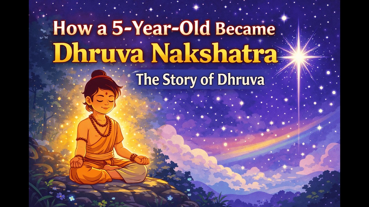 How a 5 year old became Dhruva Nakshtra: The Story of Dhruva