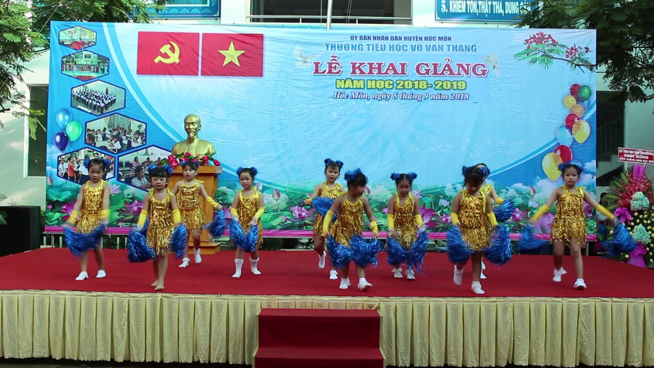 Múa bài tạm biệt trường mầm non thân yêu - youtube