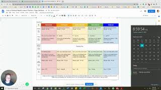 Google Docs Lesson Plan Template - Tutorial