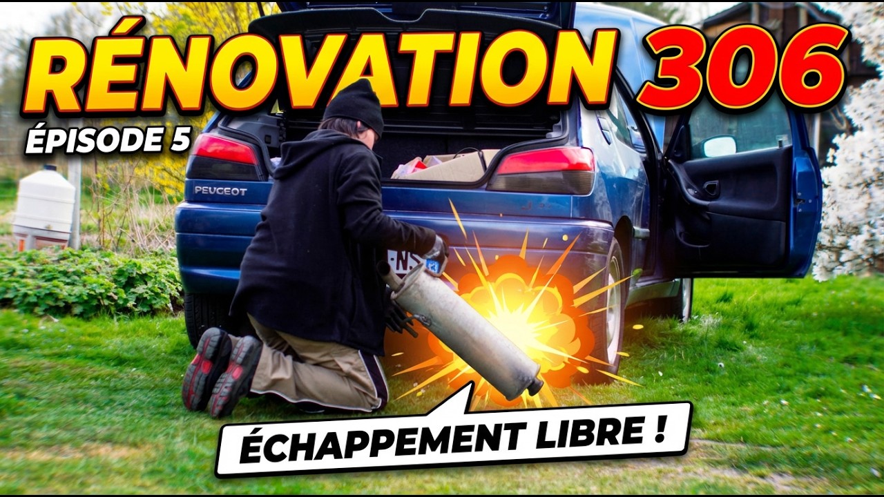 Peugeot 306 – On lui refait le pot d’échappement Épisode 5