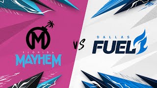 @FLMayhem  vs  @DallasFuel  | Midseason Madness Qualifiers | Week 8 Day 1