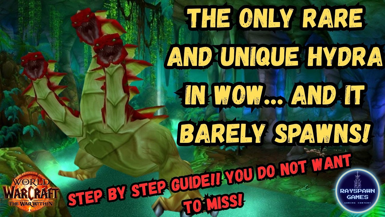 Trigore the Lasher...Camping WoW’s Rarest Hydra for HOURS!