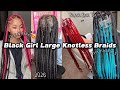 Black Girl Large Knotless Braids Inspo 2026 TikTok Compilation