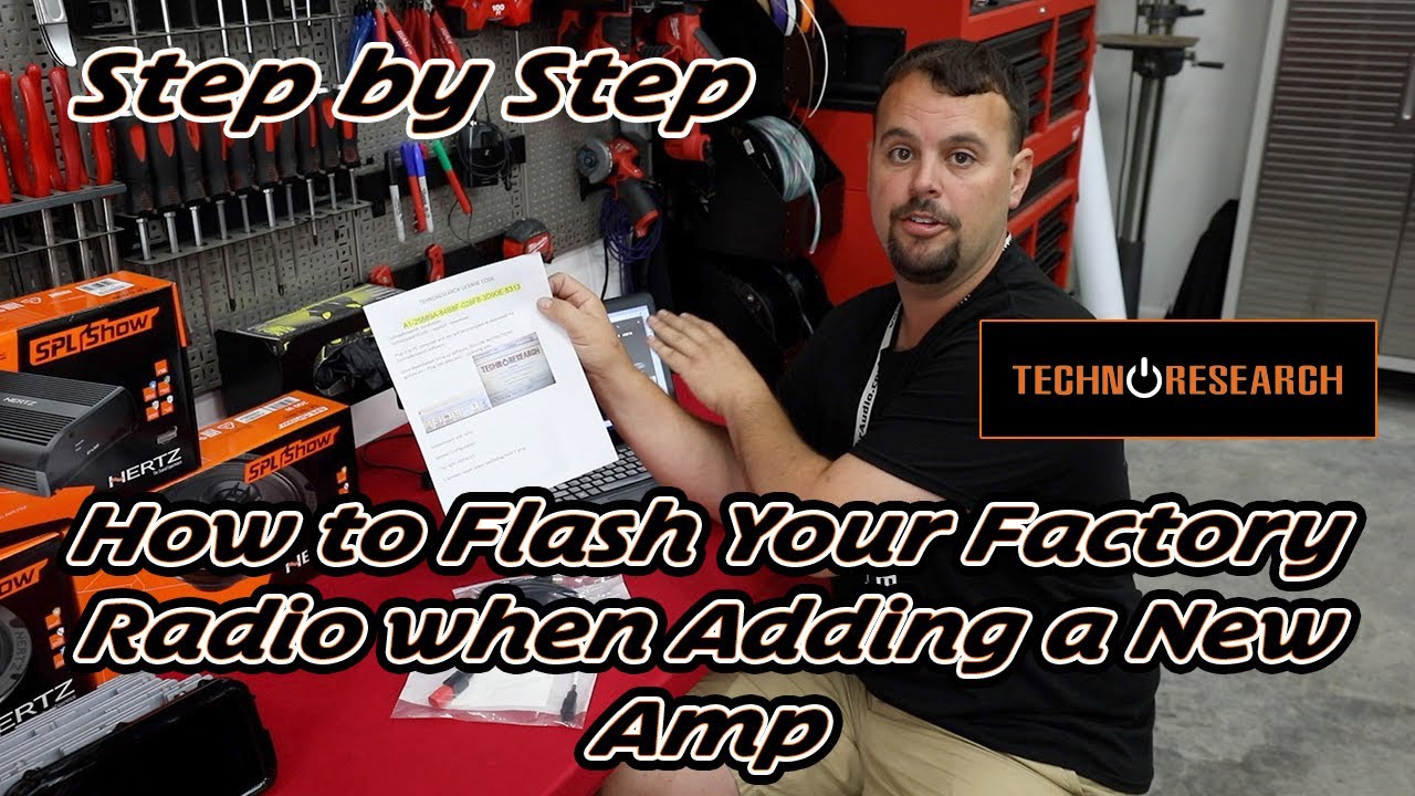 Step By Step - How To Flash Your Factory Radio When Adding A New Amp To  Your Harley Davidson - Youtube