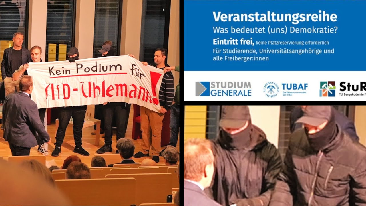 "Argumente Fehlanzeige": Linksextremisten stürmen Wahlforum bei AFD-Kandidaten