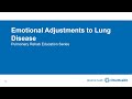 Emotional Adjustments to Lung Disease