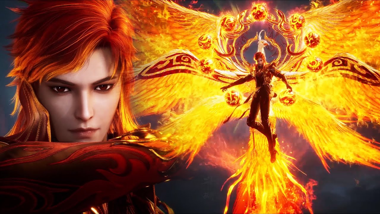 🌱凤凰之神马红俊进化合集！从邪火凤凰进化为顶级十首凤凰！继承凤凰之神神位！【斗罗大陆 Soul Land】