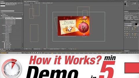 Adobe After Effects template BlueFX Christmas fun Demo
