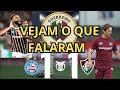 ASPAS PÓS JOGO DO EMPATE ENTRE FLUMINENSE 1 X 1 BAHIA CAMPEONATO BRASILEIRO 2026