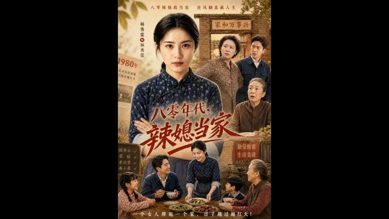 【一口气看完】《八零年代，辣媳当家》#短剧 #AI短剧 #逆袭 #drama #爽剧 #鲨鱼先生