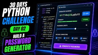 Information Python Password Generator 🔐 | Modern GUI Project Using Tkinter | Beginner Friendly News