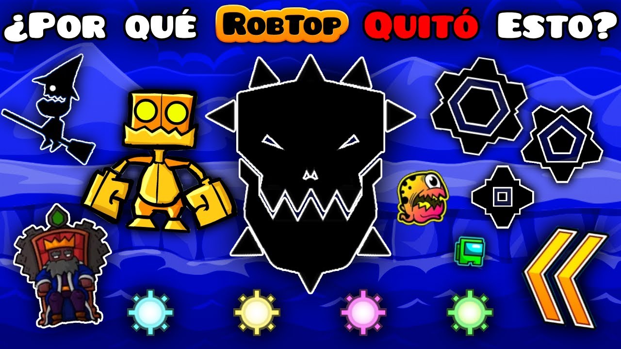 ¡TODO el Contenido ELIMINADO y CAMBIADO de Geometry Dash!