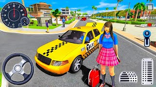 US Prado Car Taxi Simulator 3D - Yellow Cab Service City Driver - Android Gameplay screenshot 5