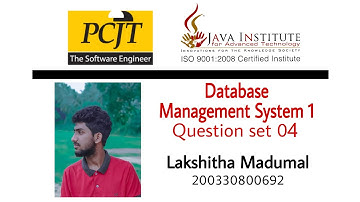 DBMS Practical Question Set 04 | Java Institute