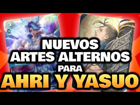 Nuevos ARTES ALTERNOS para YASUO y AHRI en Riftbound Vendetta