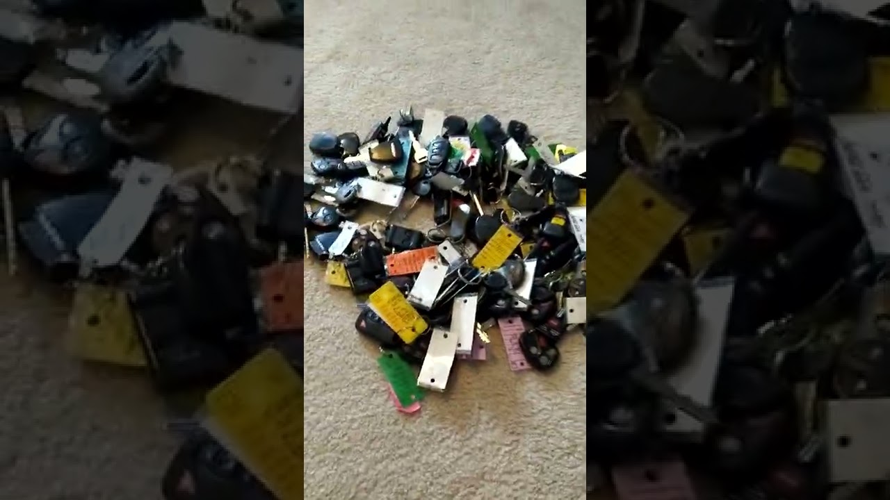 My car key collection