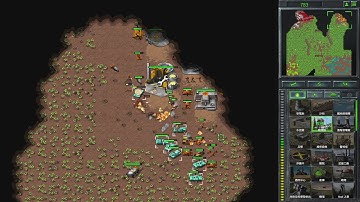 C&C Remastered-Mujalli Mod-Random+Hard AI VS 4 Hard AI "DESERT KILLING FIELDS GOLL"