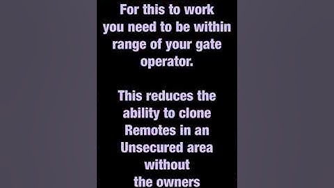 Cloning NICE remotes - easyway