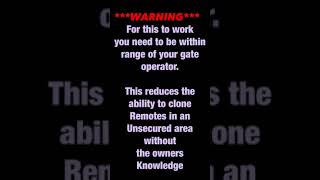 Cloning NICE remotes - easyway
