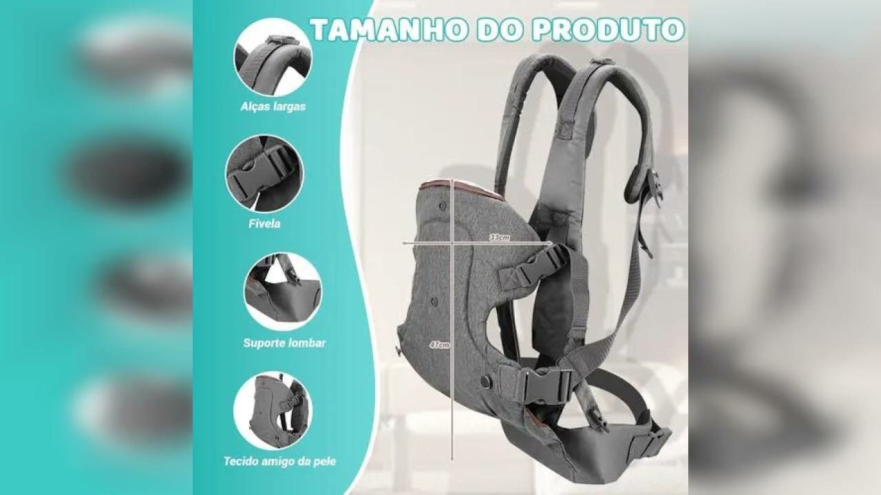 Review: Porta-bebês Multifuncional 4 Em 1 Com Forte Suporte De Peso