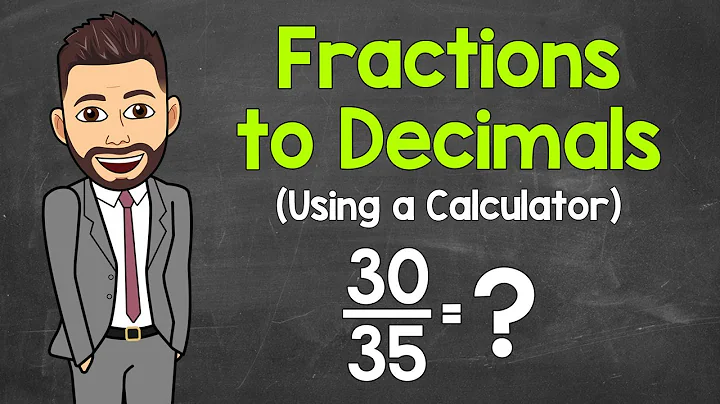 Converting Fractions to Decimals (Using a Calculator) | Math with Mr. J
