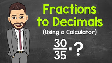 Converting Fractions to Decimals (Using a Calculator) | Math with Mr. J