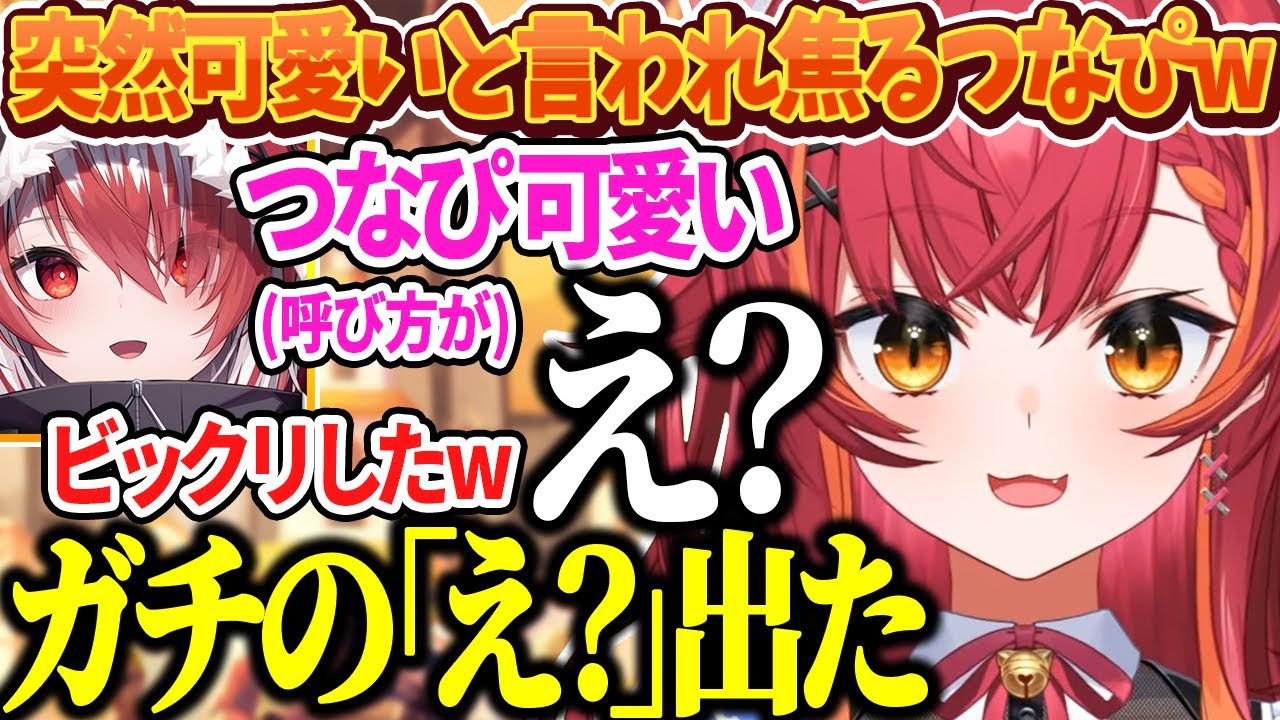 秋雪こはくに突然可愛いと言われてガチの「え？」が出る猫汰つなwww【ぶいすぽ切り抜き/猫汰つな/ハセシン/秋雪こはく】